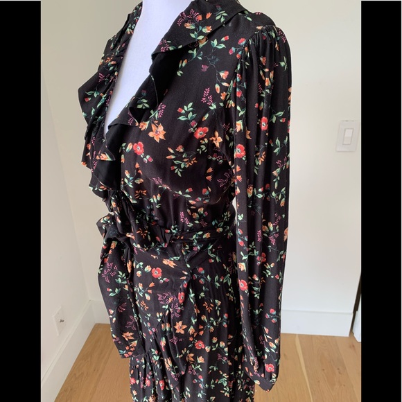 MAJE ROSALIO WRAP DRESS - Picture 4 of 8